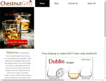 Tablet Screenshot of chestnutgifts.com